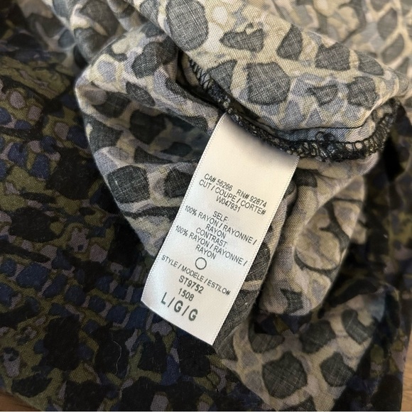 ❤️Splendid Patterned Long Sleeve Top L - Picture 6 of 10